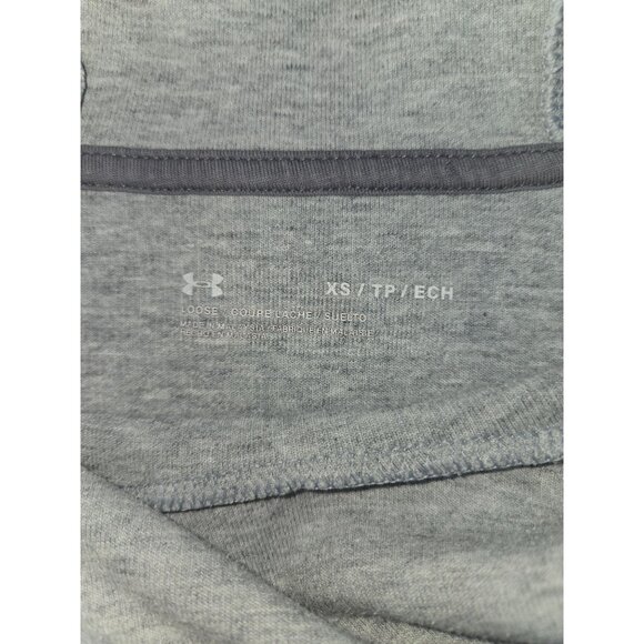 Under Armour Women's Project Rock Allday Hustle Hoodie XS Gray Oversized - Picture 4 of 8